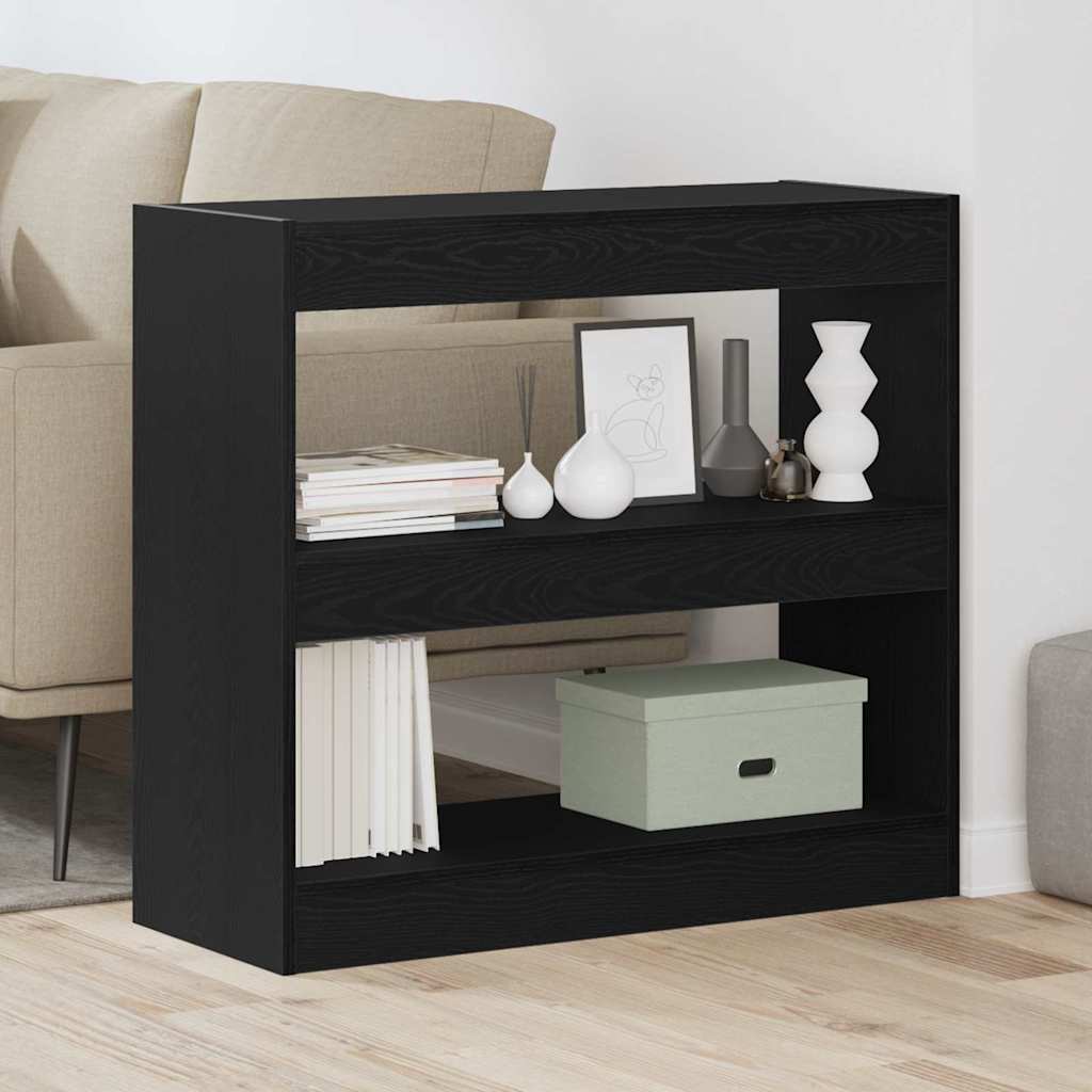 vidaXL Book Cabinet 2-Tier 2 pcs 80 x 30 x 72 cm Engineered Wood 1
