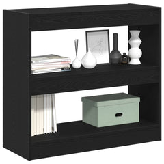 vidaXL Book Cabinet 2-Tier 2 pcs 80 x 30 x 72 cm Engineered Wood 3