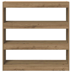 vidaXL Book Cabinet 3-Tier 100 x 30 x 103 cm Engineered Wood 5