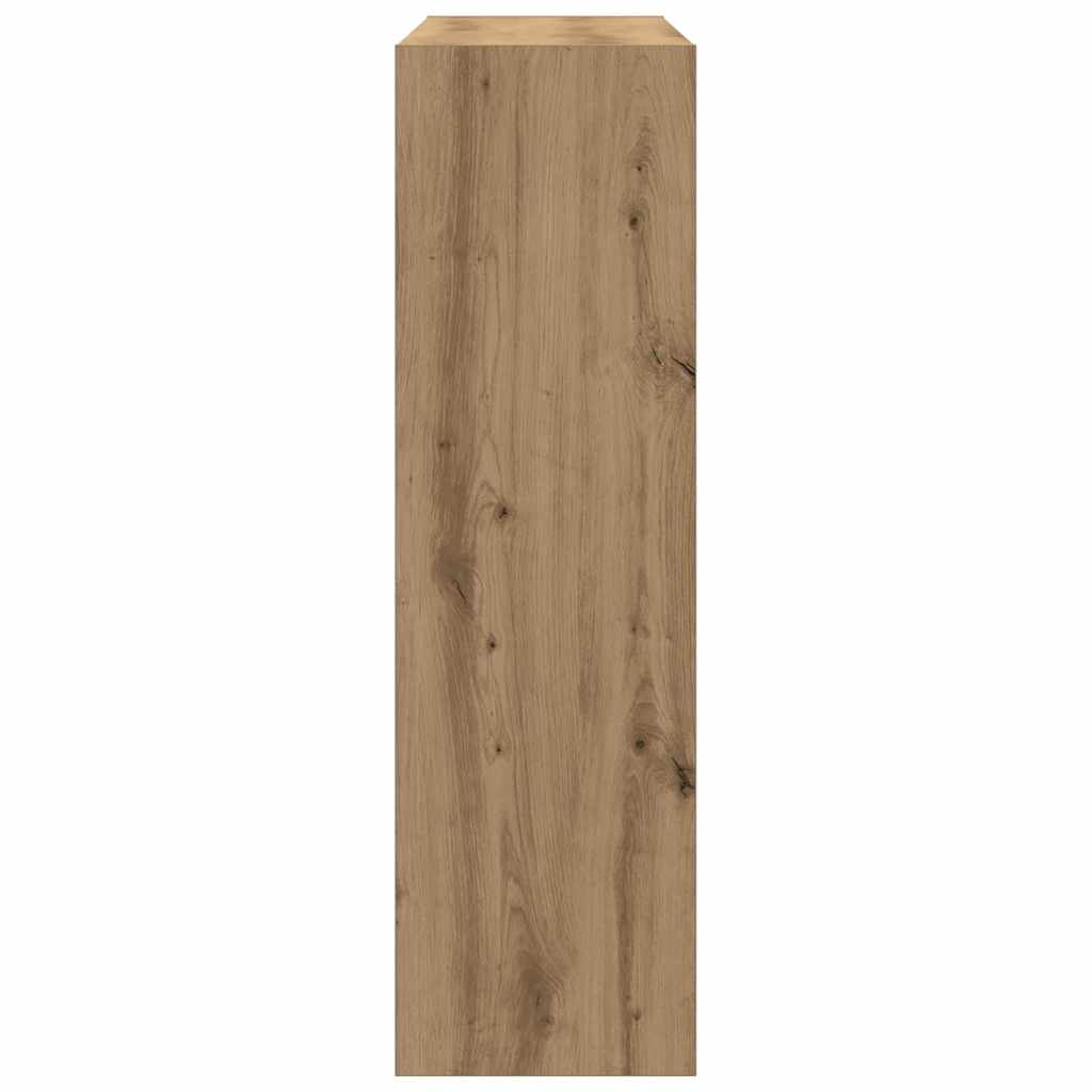 vidaXL Book Cabinet 3-Tier 100 x 30 x 103 cm Engineered Wood 6