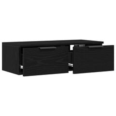 vidaXL Wall Cabinet Black Oak 68 x 30 x 20 cm Engineered Wood 2