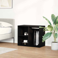 vidaXL Cosmetic Cabinet Black Oak 80 x 40 x 65 cm Engineered Wood 1