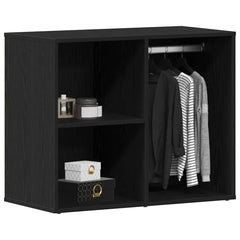vidaXL Cosmetic Cabinet Black Oak 80 x 40 x 65 cm Engineered Wood 3
