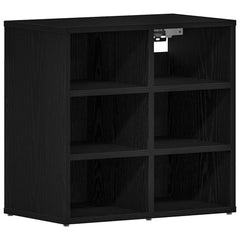 vidaXL Shoe Cabinet 2 pcs 52 x 30 x 50.5 cm Engineered Wood Black Oak 5