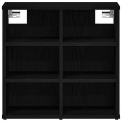 vidaXL Shoe Cabinet 2 pcs 52 x 30 x 50.5 cm Engineered Wood Black Oak 6