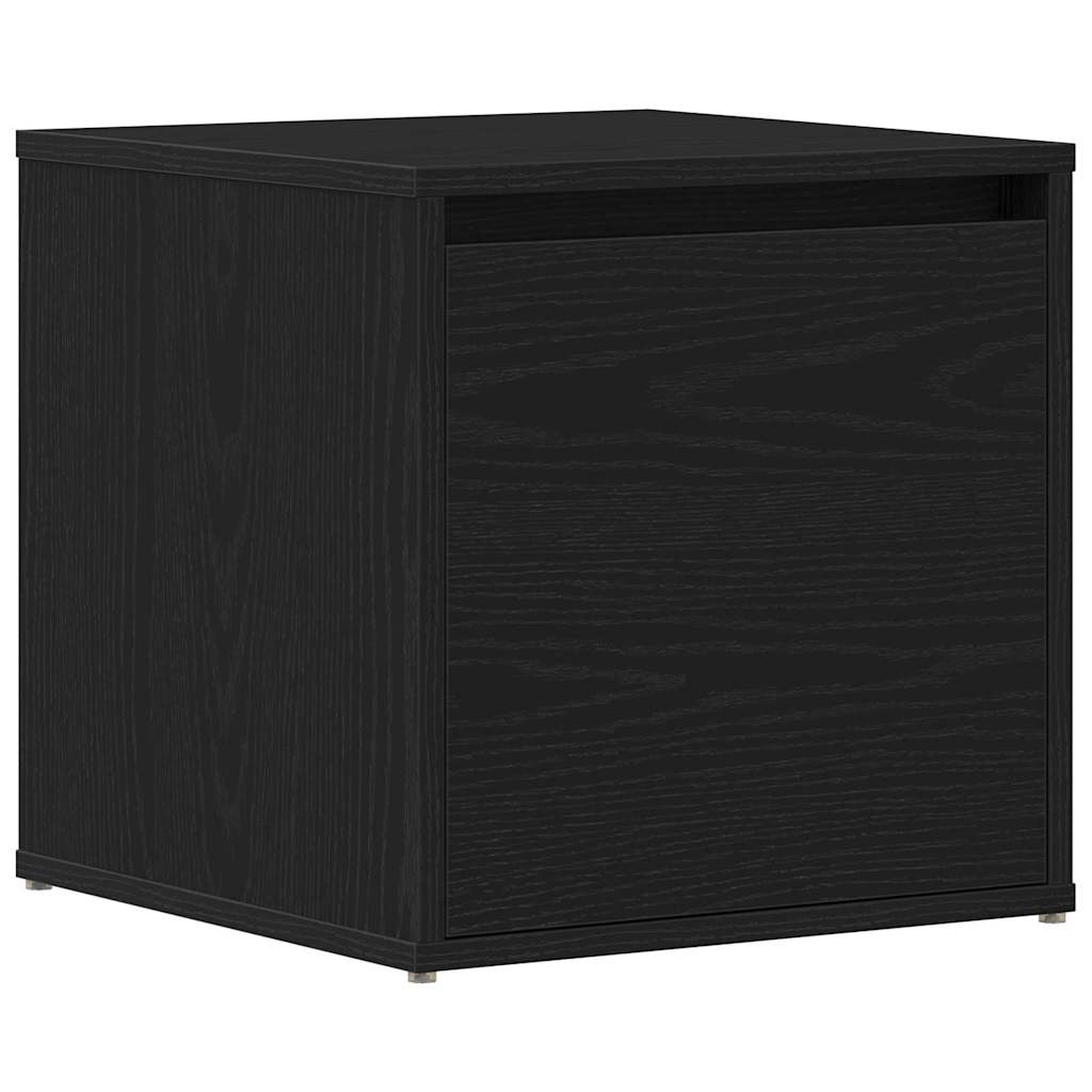 vidaXL Chest of Drawers Black Oak 40.5 x 40 x 40 cm Engineered Wood 2