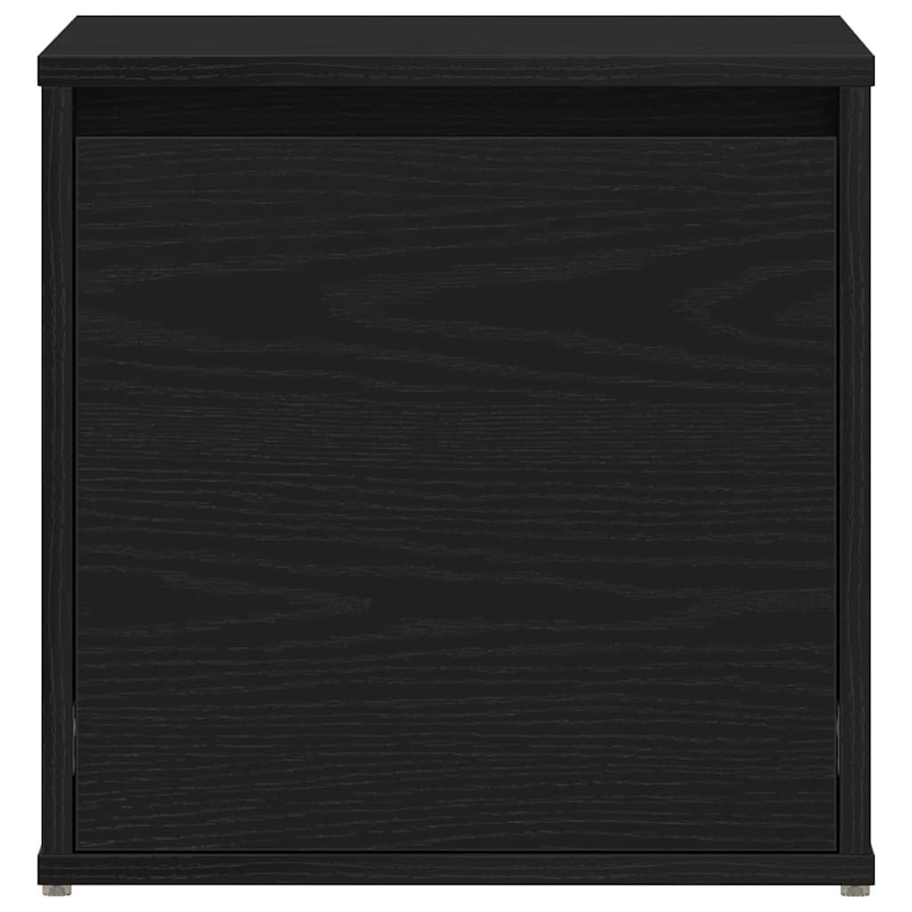 vidaXL Chest of Drawers Black Oak 40.5 x 40 x 40 cm Engineered Wood 6