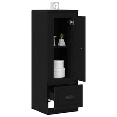 vidaXL Highboard Black Oak 36 x 35.5 x 103.5 cm Engineered Wood 3