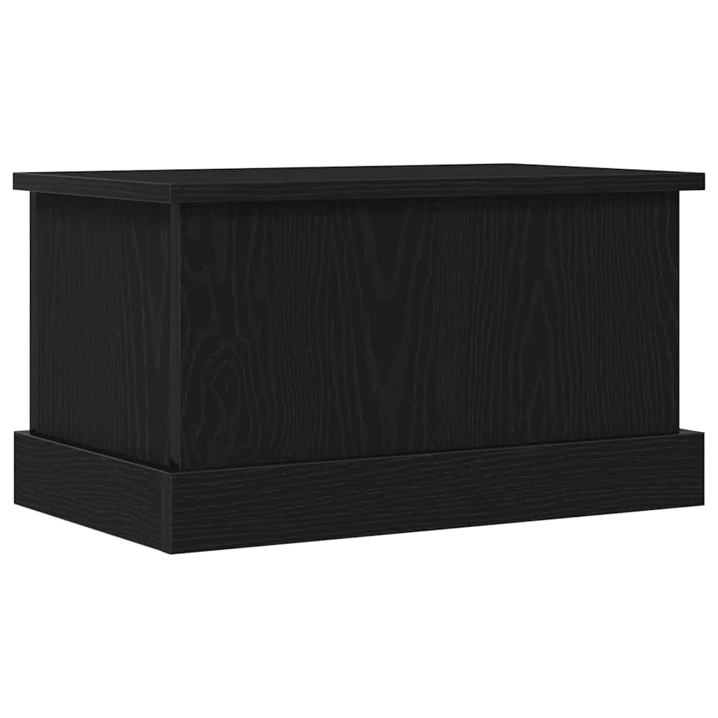 vidaXL Storage Box Black oak 50 x 30 x 28 cm Engineered Wood 5