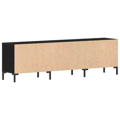 TV Cabinet 150x30x44,5 cm Engineered Wood Black oak