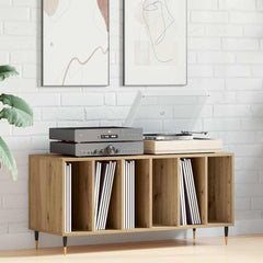 vidaXL Record Cabinet Artisan oak 100 x 38 x 48 cm Engineered Wood 1