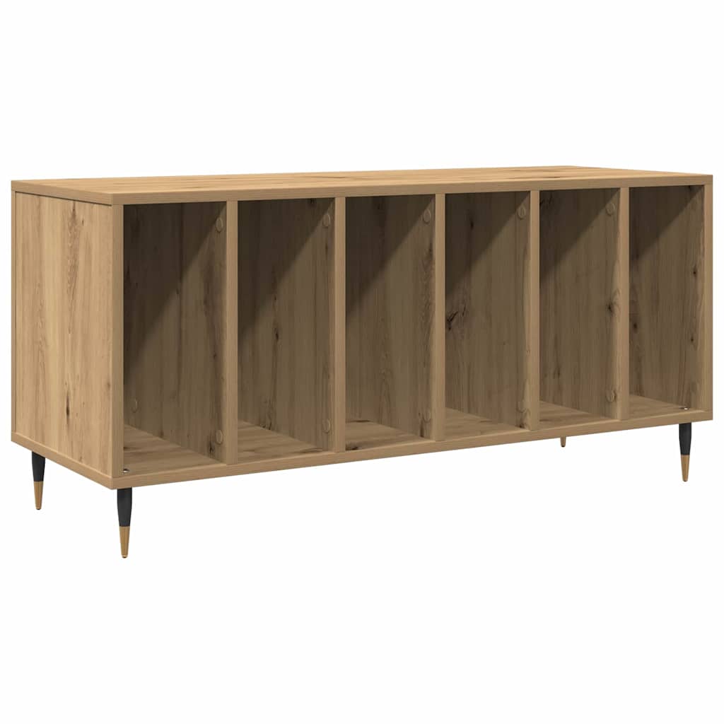 vidaXL Record Cabinet Artisan oak 100 x 38 x 48 cm Engineered Wood 2