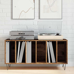 vidaXL Record Cabinet Old wood 100 x 38 x 48 cm Engineered Wood 4