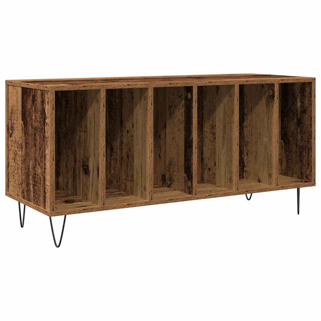 vidaXL Record Cabinet Old wood 100 x 38 x 48 cm Engineered Wood 2