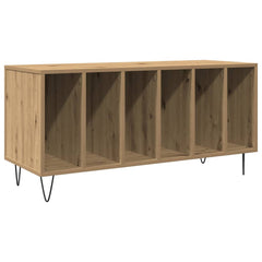 vidaXL Record Cabinet Artisan oak 100 x 38 x 48 cm Engineered Wood 2