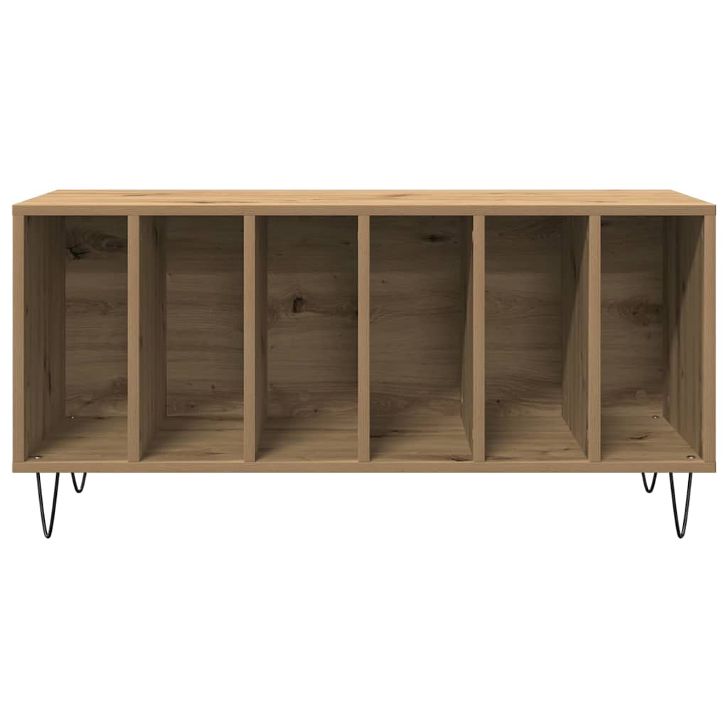 vidaXL Record Cabinet Artisan oak 100 x 38 x 48 cm Engineered Wood 5