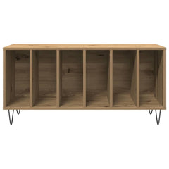 vidaXL Record Cabinet Artisan oak 100 x 38 x 48 cm Engineered Wood 5