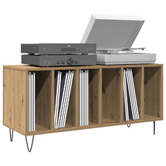 vidaXL Record Cabinet Artisan oak 100 x 38 x 48 cm Engineered Wood 3