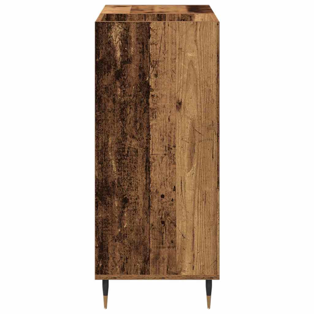 vidaXL Record Cabinet Old wood 85 x 38 x 89 cm Engineered Wood 6