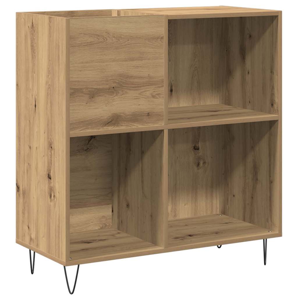 vidaXL Record Cabinet Artisan oak 85 x 38 x 89 cm Engineered Wood 2