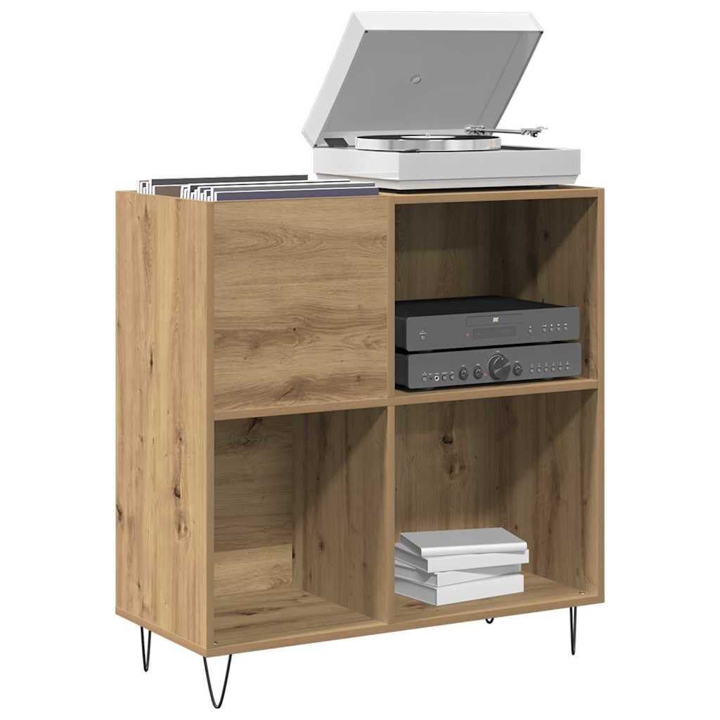 vidaXL Record Cabinet Artisan oak 85 x 38 x 89 cm Engineered Wood 3