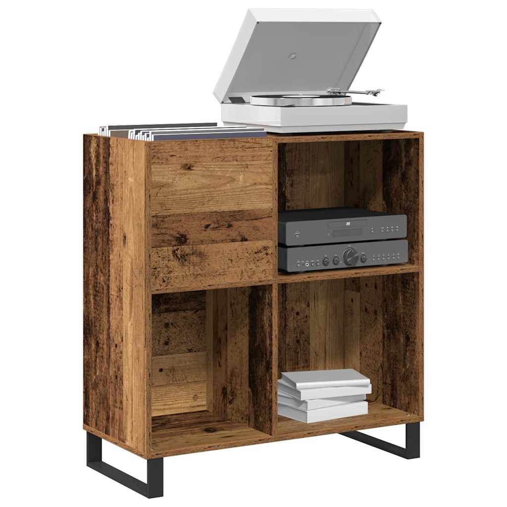 vidaXL Record Cabinet Old wood 84.5 x 38 x 89 cm Engineered Wood 3