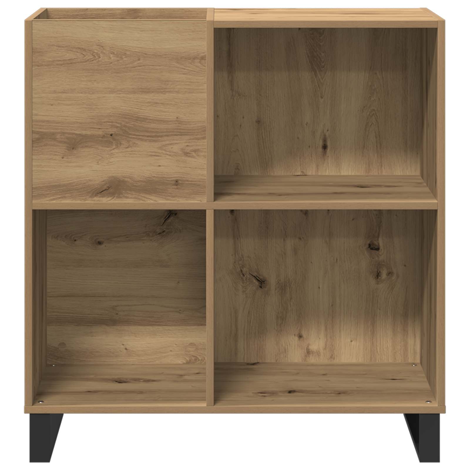 vidaXL Record Cabinet Artisan oak 84.5 x 38 x 89 cm Engineered Wood 5