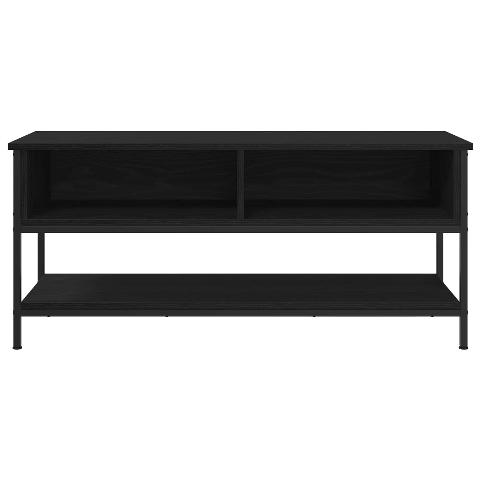 vidaXL TV Cabinet Set 100 x 35 x 45 cm Black Oak Engineered Wood 5