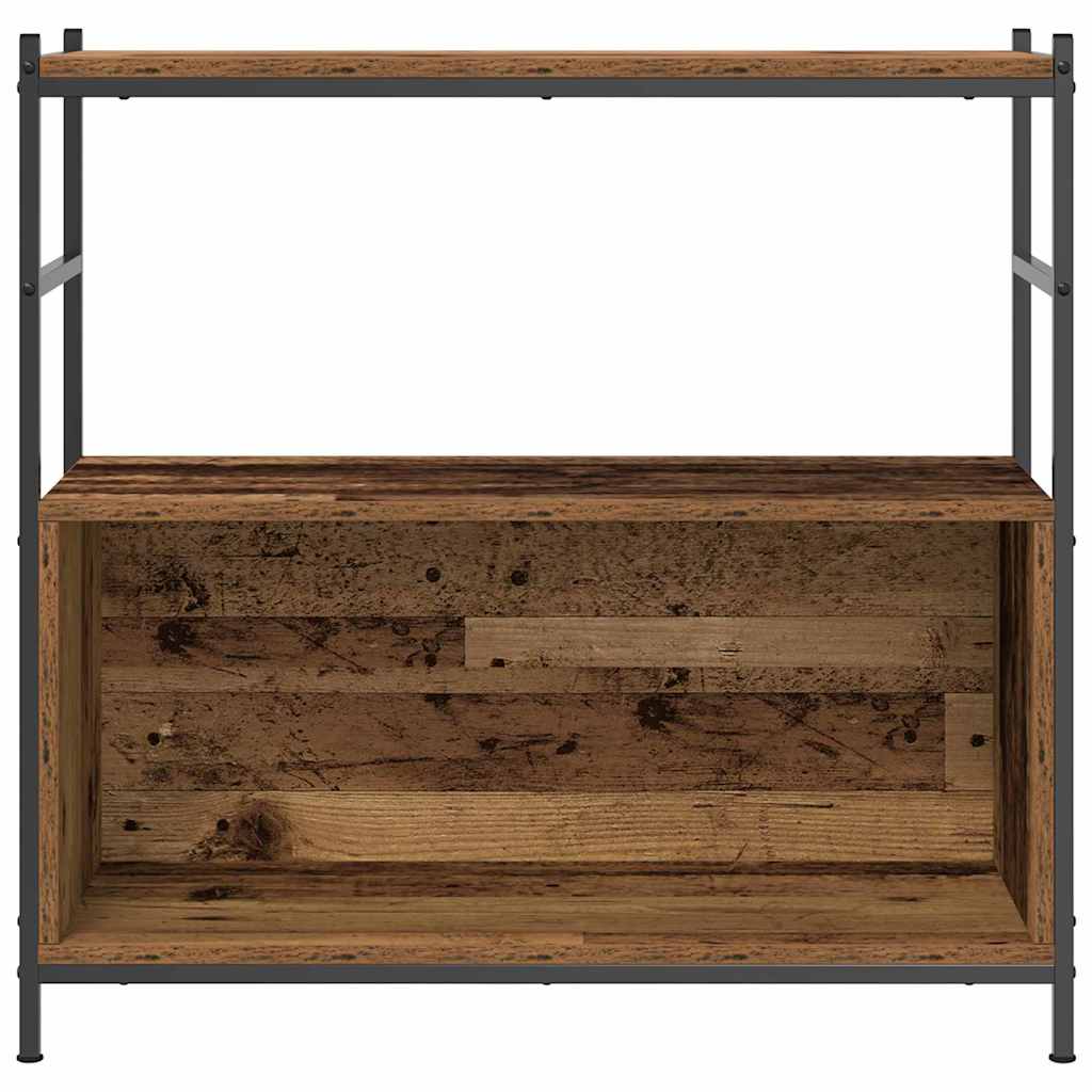 vidaXL Bookshelf 80 x 30 x 78.5 cm Engineered Wood Smoked Oak 6