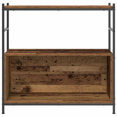 vidaXL Bookshelf 80 x 30 x 78.5 cm Engineered Wood Smoked Oak 6