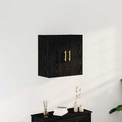vidaXL Wall-mounted Cabinet 60 x 31 x 70 cm Engineered Wood Black Oak 1