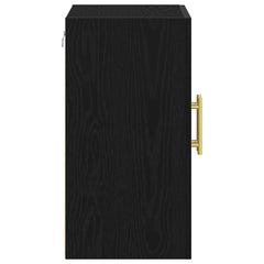 vidaXL Wall-mounted Cabinet 60 x 31 x 70 cm Engineered Wood Black Oak 6