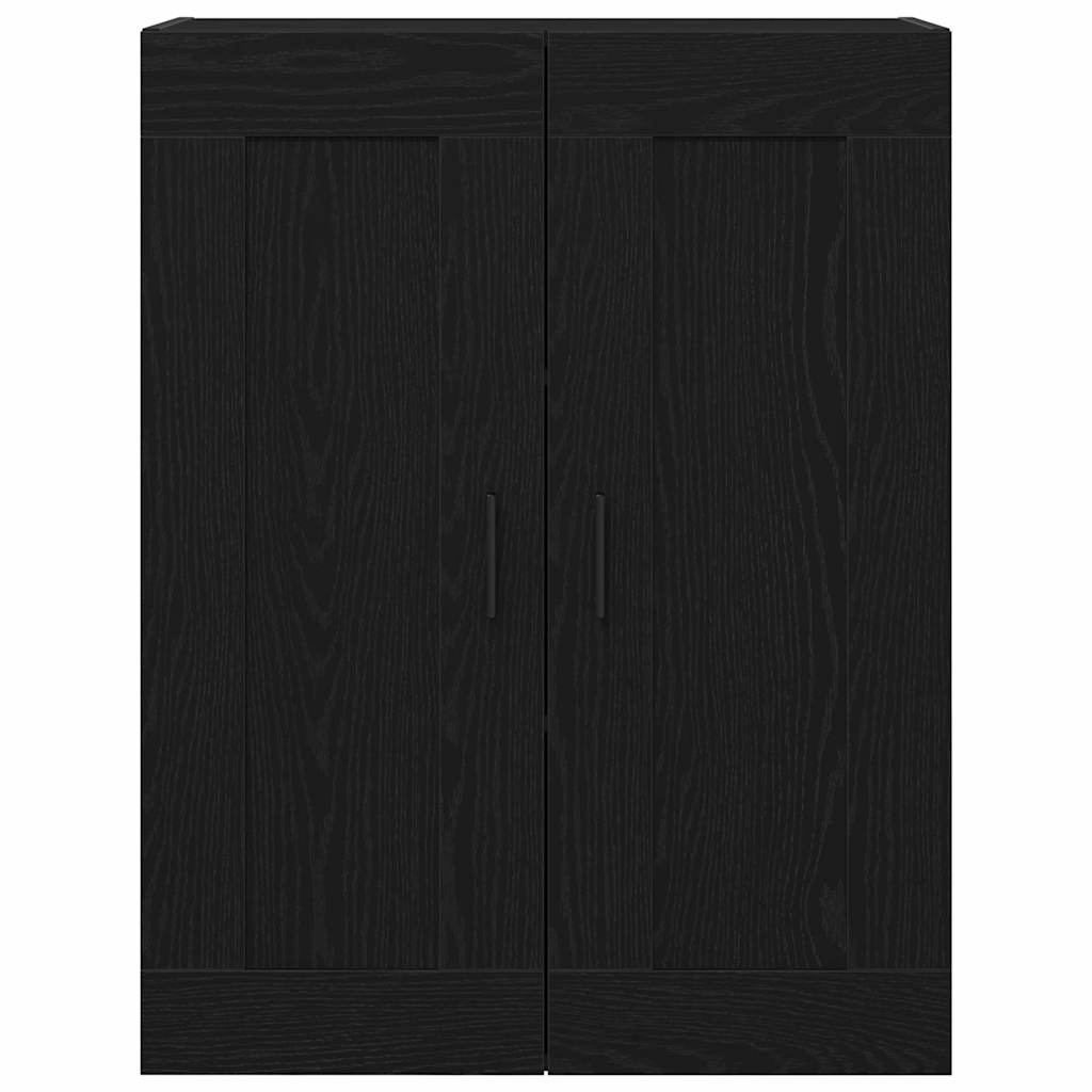 vidaXL Wall-mounted Cabinet Black Oak 69.5 x 34 x 90 cm 2