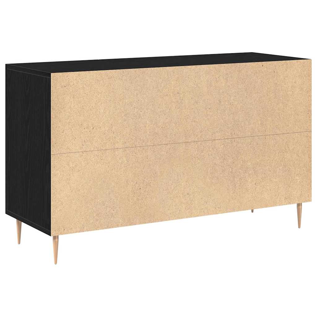 Sideboard 100x36x60 cm Engineered Wood Black oak