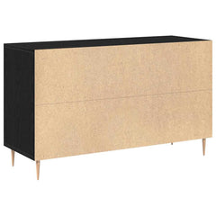 Sideboard 100x36x60 cm Engineered Wood Black oak