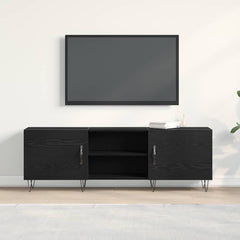TV Cabinet 150x30x50 cm Engineered Wood Black oak