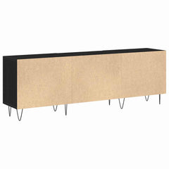 TV Cabinet 150x30x50 cm Engineered Wood Black oak