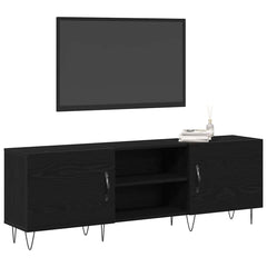 TV Cabinet 150x30x50 cm Engineered Wood Black oak