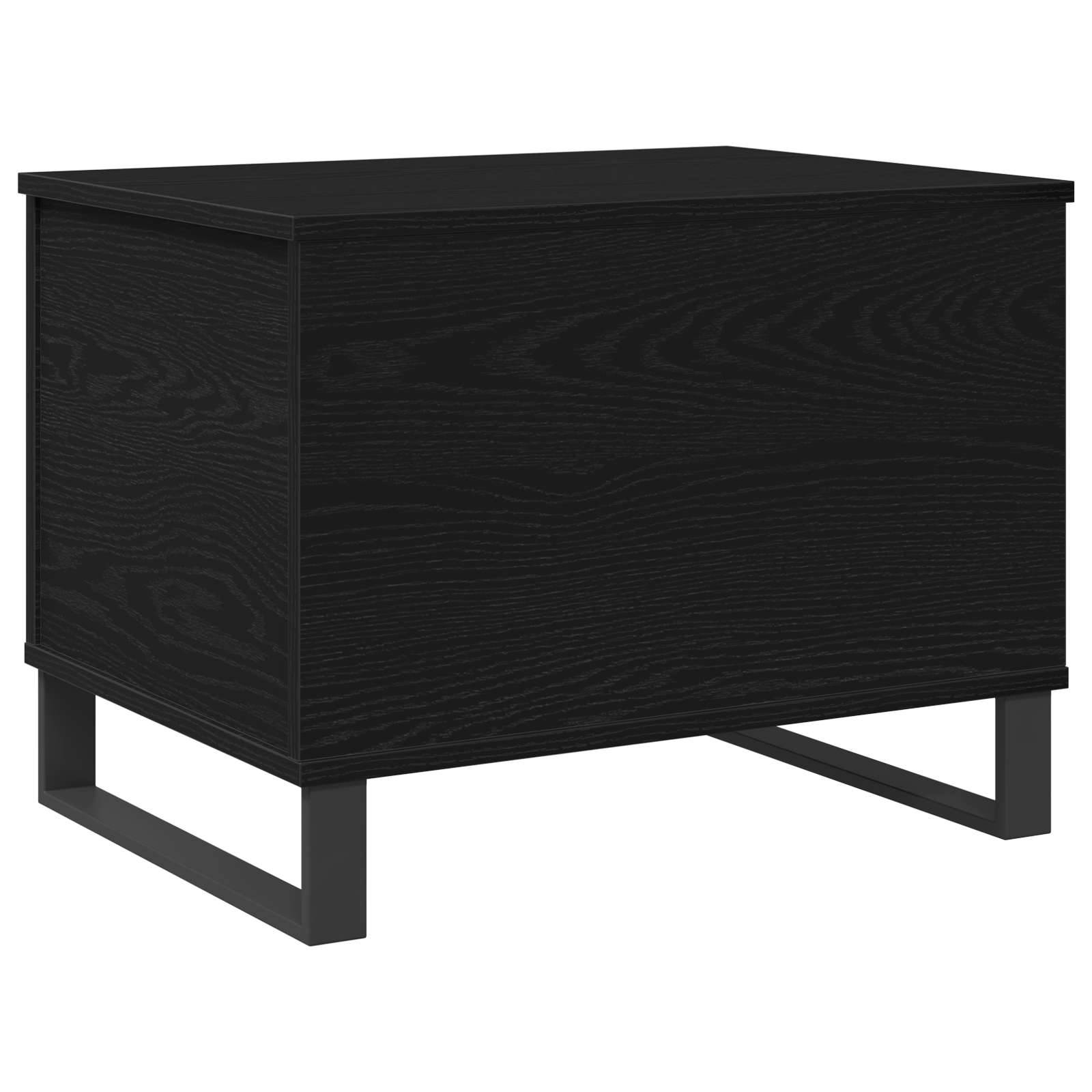 vidaXL Coffee Table Black Oak 60 x 44.5 x 45 cm 6