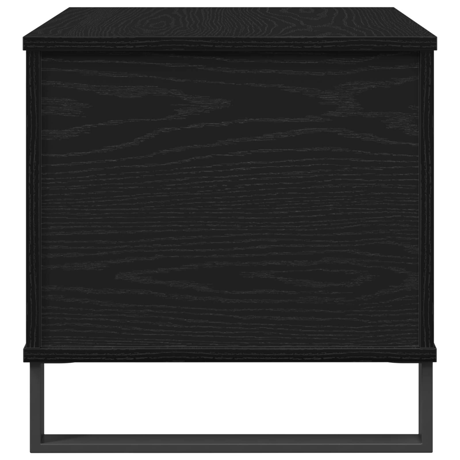 vidaXL Coffee Table Black Oak 60 x 44.5 x 45 cm 5
