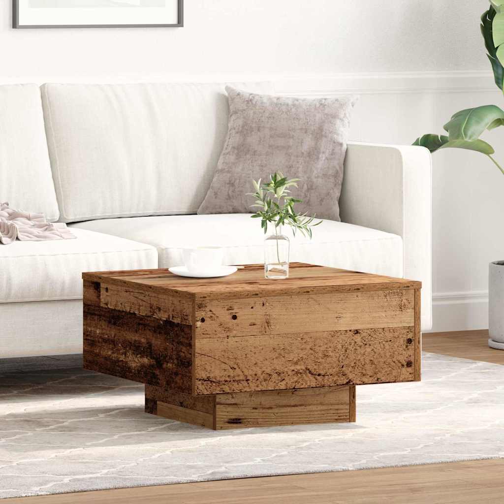 vidaXL Coffee Table Old Wood 55 x 55 x 31 cm 1
