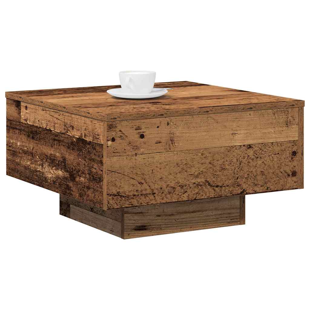 vidaXL Coffee Table Old Wood 55 x 55 x 31 cm 3