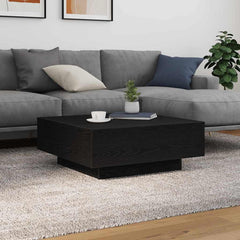 vidaXL Coffee Table with LED Lights 80x80x31 cm