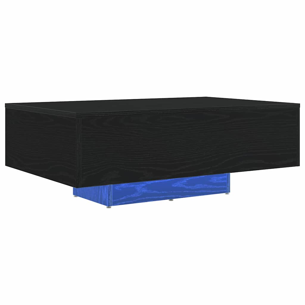 vidaXL Black Oak 85 x 55 x 31 cm Engineered Wood 4