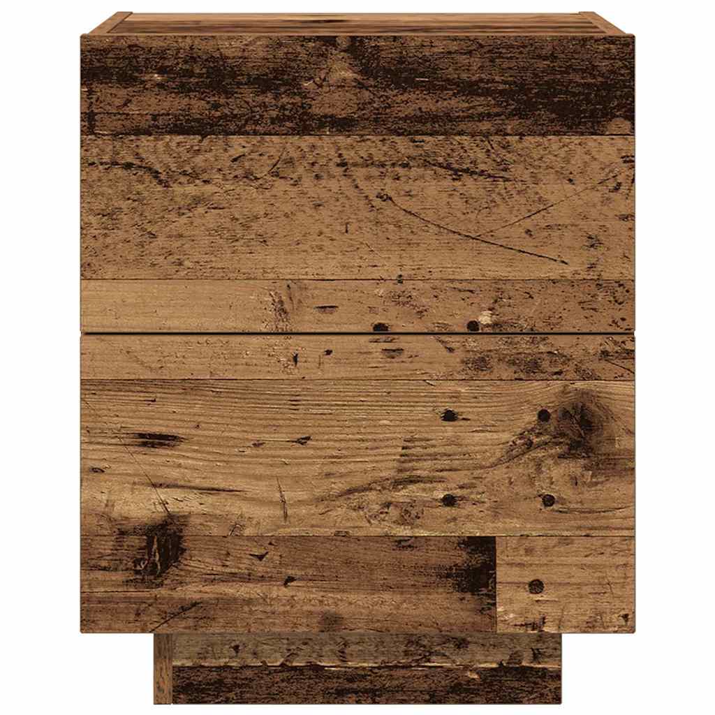 vidaXL Bedside Cabinet Old Wood 45 x 40 x 55 cm Engineered Wood 6
