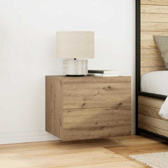 vidaXL Bedside Cabinet Artisan Oak 50 x 39 x 41 cm Engineered Wood 1