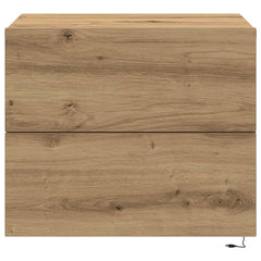 vidaXL Bedside Cabinet Artisan Oak 50 x 39 x 41 cm Engineered Wood 6
