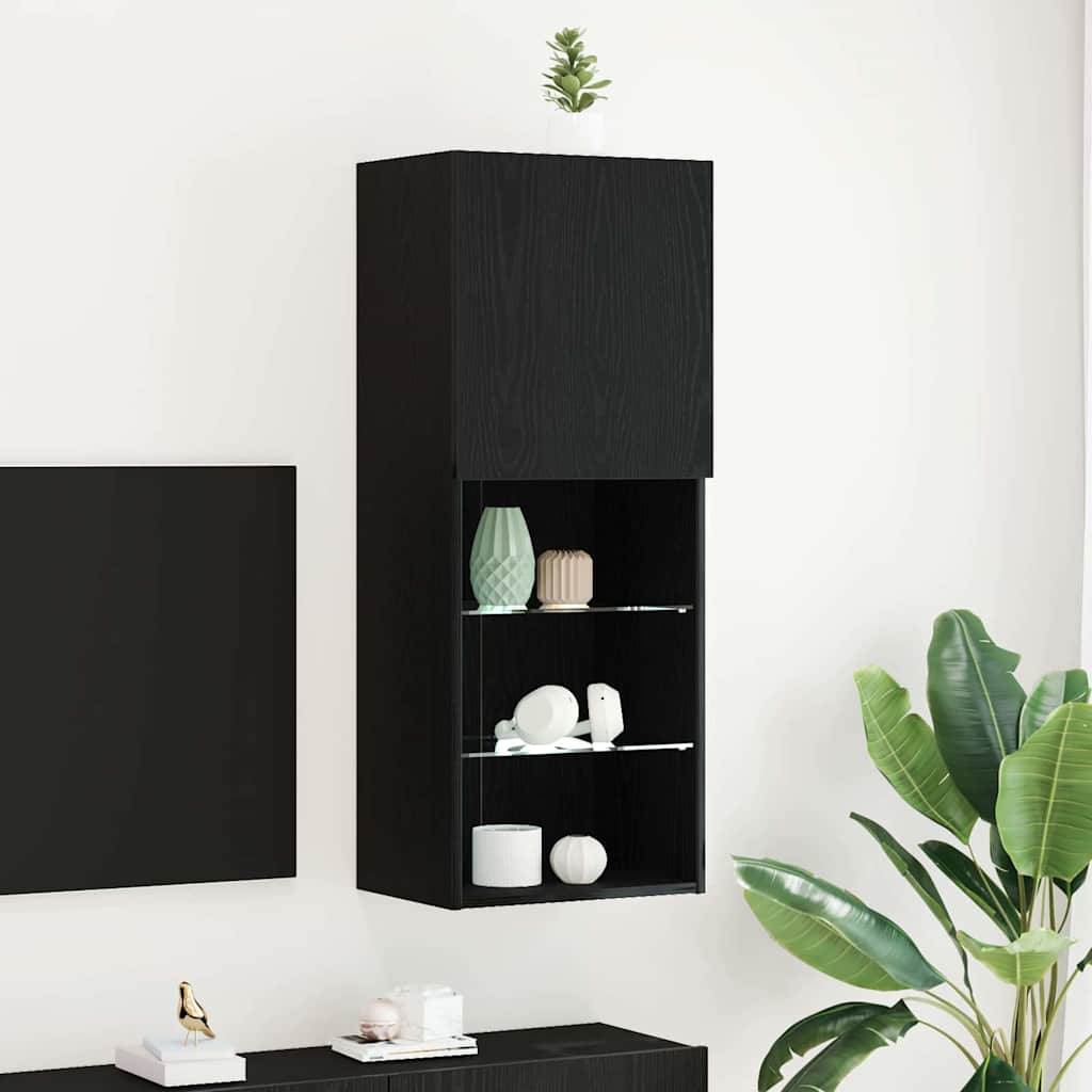 vidaXL TV Cabinet with LED Lights 40.5x30x102 cm