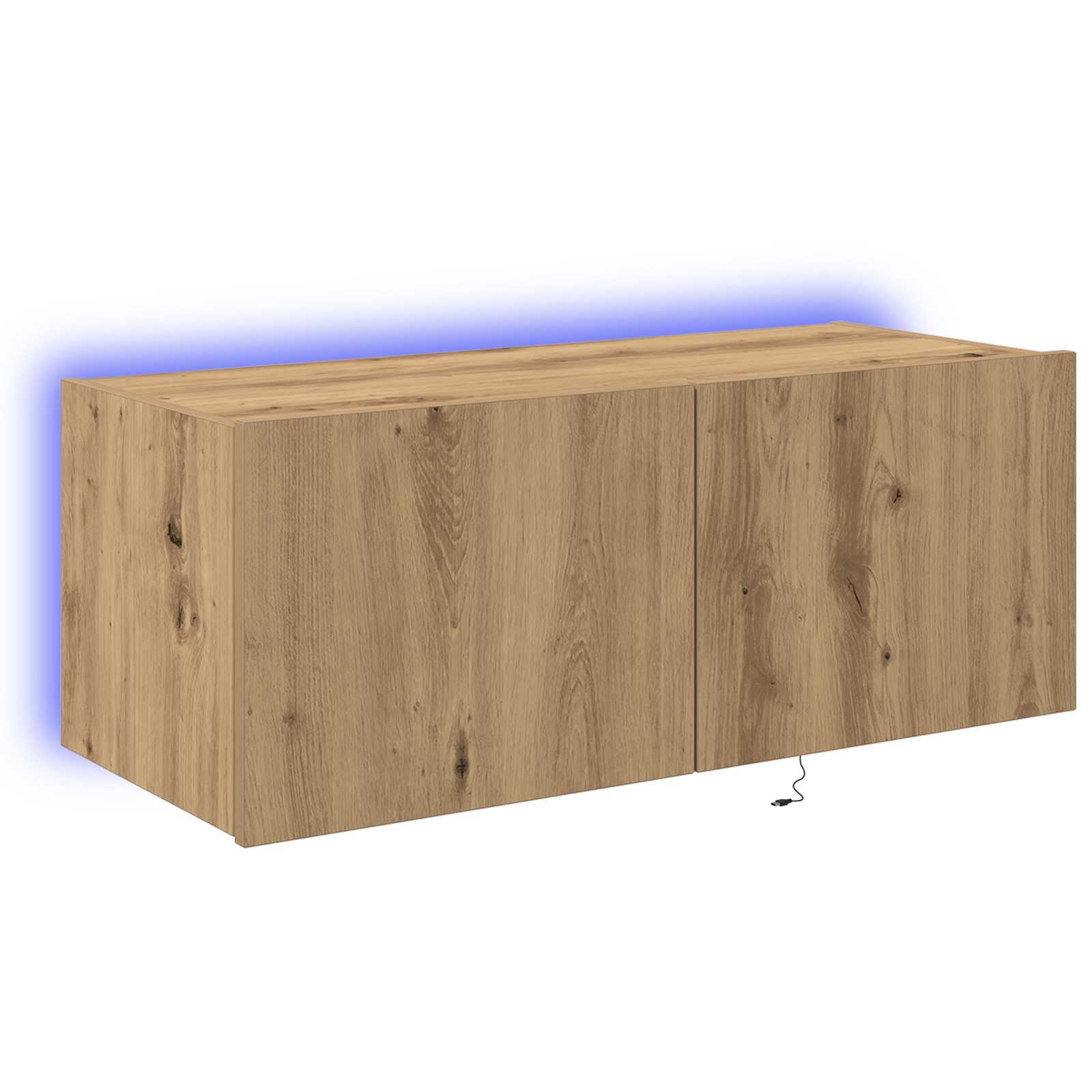 vidaXL TV Wall Cabinet 80 x 35 x 31 cm Artisan Oak Engineered Wood 2