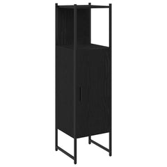 vidaXL Bathroom Furniture Set Black Oak 33 x 33 x 120.5 cm 2